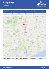 June 1, 2018: Haverstraw, NY to Kingston NY map & log