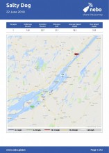 June 22, 2018: Clayton, NY to Singer Castle to Brockville, Ontario, Canada map & log