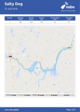 July 22, 2018: Merrickville to Smiths Falls, Ontario map & log