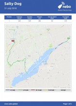 July 31, 2018: Hastings to Peterborough map & log