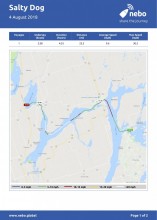 August 4, 2018: Gannon Narrows to Sackett Bay, Cameron Lake map & log