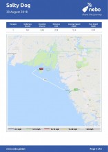 8/30/2018: Britt, ON to Bustard Islands: Map & Log