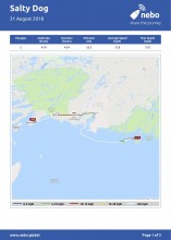 August 31, 2018: Bustard Islands to Killarney, Ontario map and log