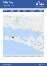 9/4/2018: Benjamin Islands to Meldrum Bay, ON: Map & Log