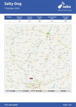 October 7, 2018: Peoria Heights to Grafton, Illinois map & log